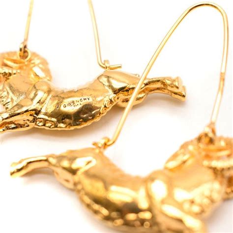 givenchy aries earrings|Givenchy cat earrings.